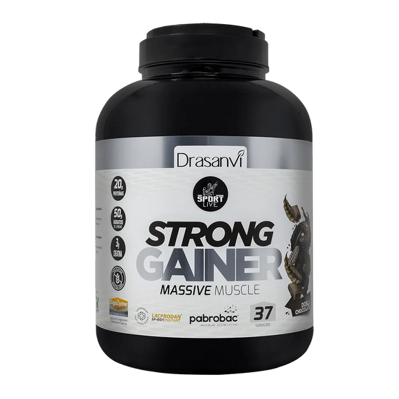Strong Gainer Chocolate Duplo 3kg - Sport Live