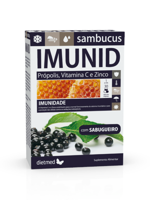 Imunid Sambucus 30 cáps - Dietmed - Crisdietética