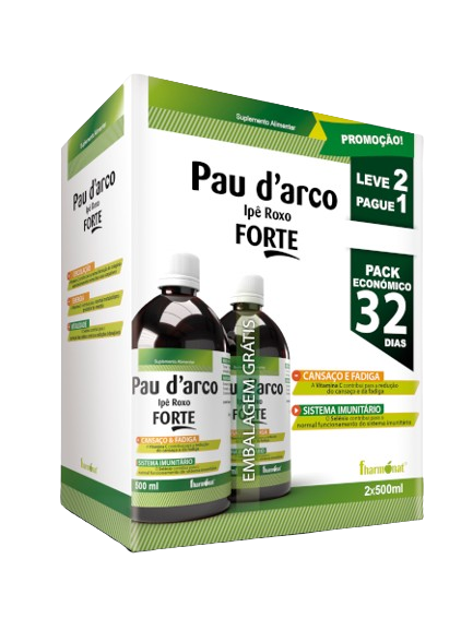 PACK Pau d'Arco Extrato 500ml + 500ml- Fharmonat