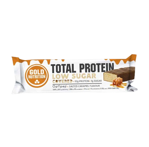 Total Protein Low Sugar Covered Salted Caramel 30g- GoldNutrition