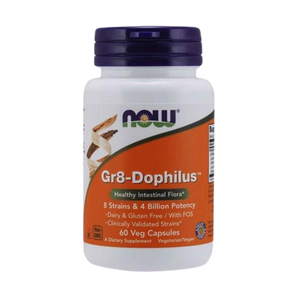 Gr8-Dophilus 60 cápsulas - Now - Crisdietética