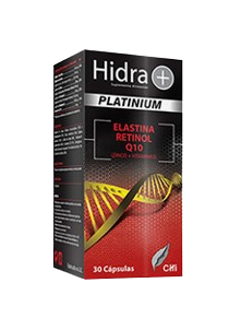 Hidra+ Platinium Elastina Retinol Q10 30 Cápsulas - CHI