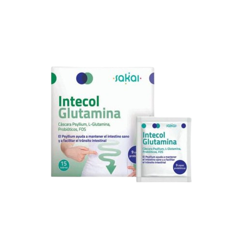 Intercol Glutamina 15 saquetas - Sakai - Crisdietética