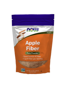 Apple Fiber Powder 340 Gr - NOW - Crisdietética