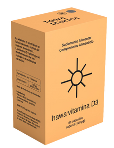 Vitamina D3 60 Cápsulas - Hawa