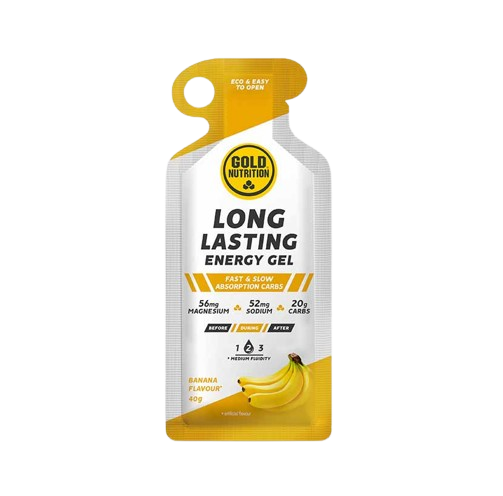 Long Lasting Gel Banana  40g -GoldNutrition - Crisdietética