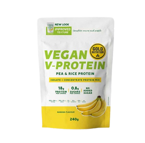 V-Protein 240g Banana - GoldNutrition - Crisdietética
