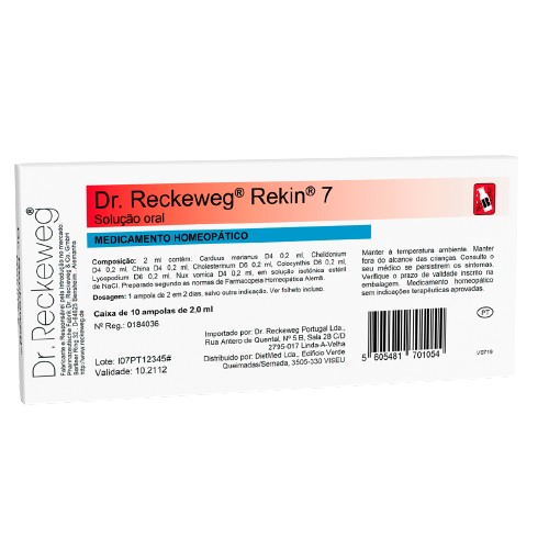 Rekin 7 - 10 x 2 ml Ampolas - Dr. Reckeweg