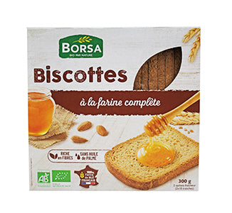 Biscottes Blé complet - Carrefour - 300 g
