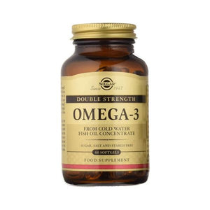 Omega-3 Double Strenght 60 Cápsulas - Solgar - Crisdietética